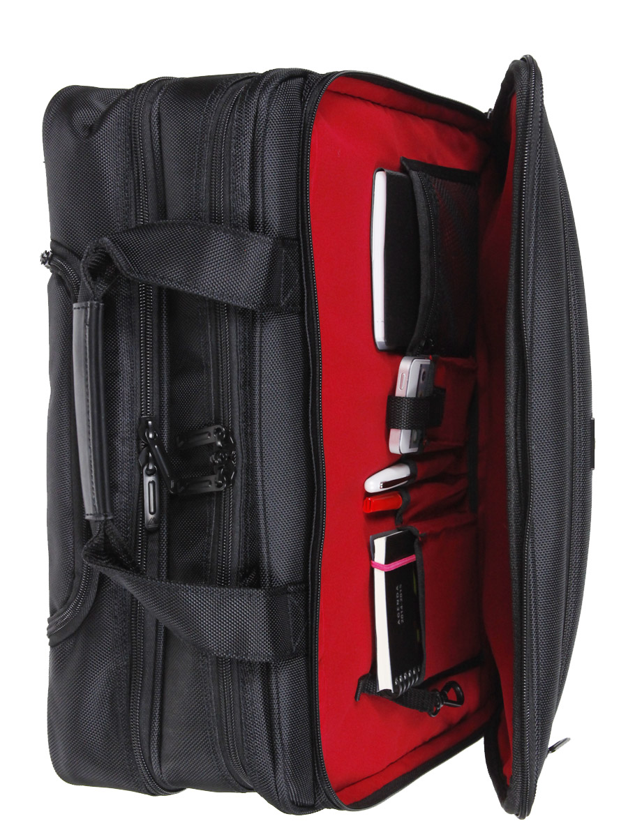 Pilot case Davidt's Monte-Carlo 15.4 pouces - 3 compartiments