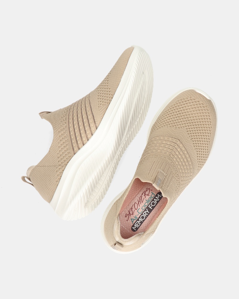Skechers Ultra Flex 3.0 Instapschoenen  - taupe