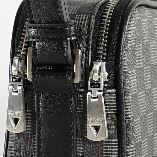 Sac A Main Femme HMJESE-P4129 Gris Anthracite Argenté