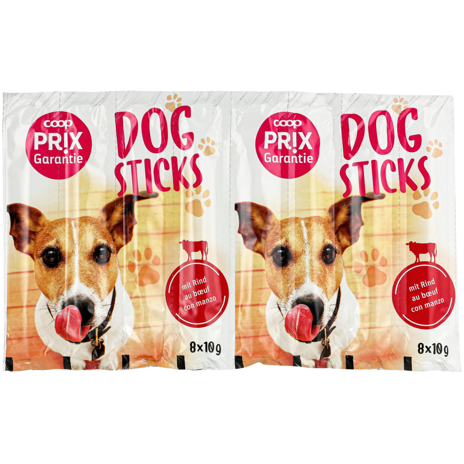 Prix Garantie Hundesnack Stick Rind 8x10g