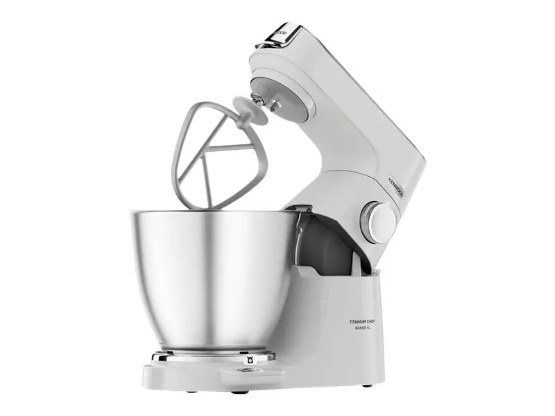 Kenwood Titanium Chef Baker XL KVL65.001WH - Køkkenmaskine - 1200 W - hvid/champagnecreme