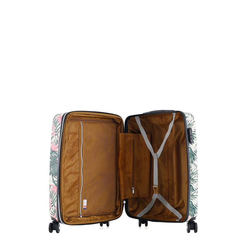 Valise cabine rigide 376 Extensible 55 cm Fleur B