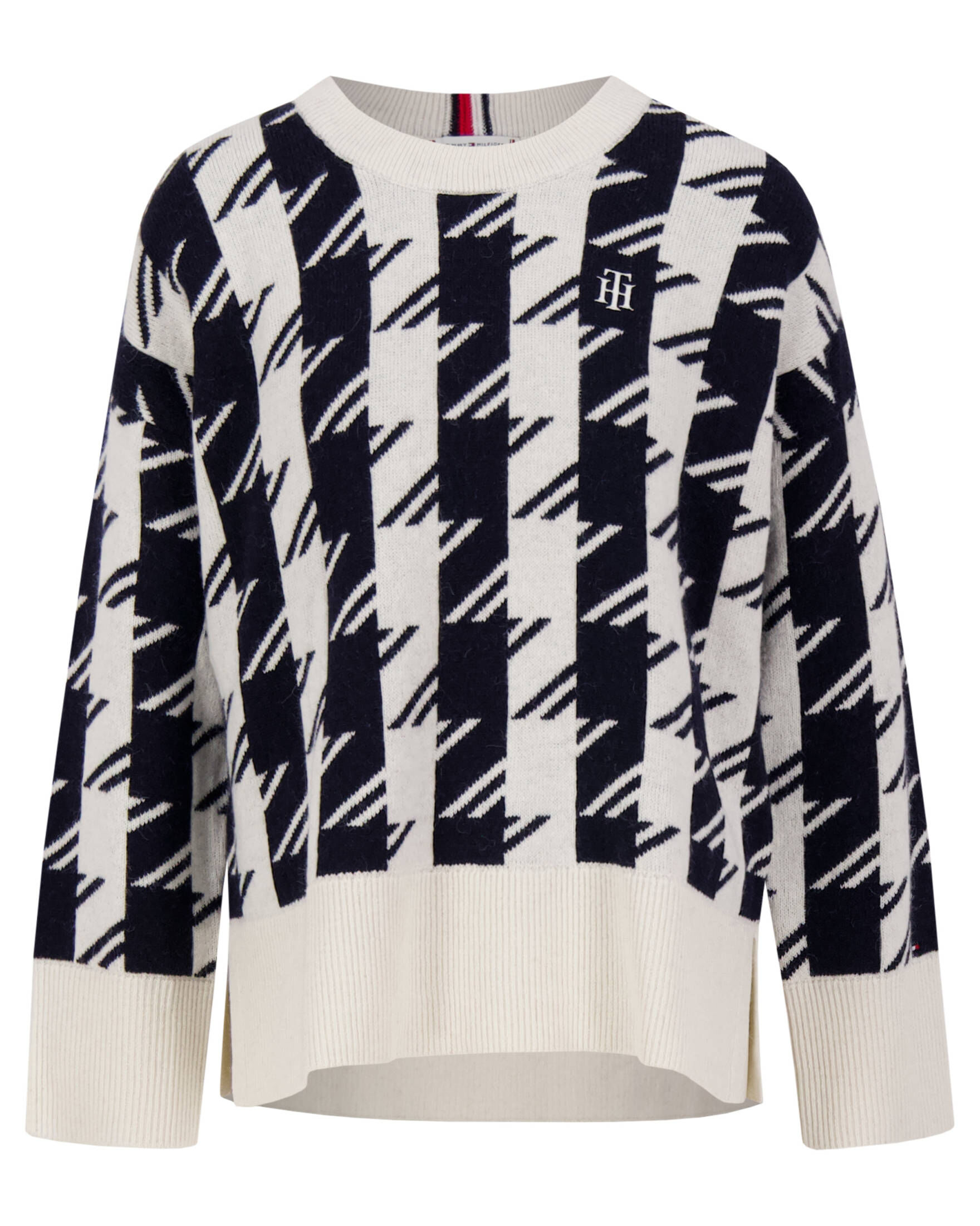 Tommy Hilfiger| Damen Pullover HOUNDSTOOTH RELAXED