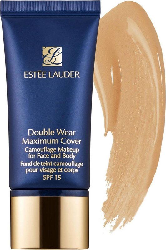Estée Lauder Double Wear Maximum Cover Foundation met SPF 15 30 ml - 3C4 Medium Deep