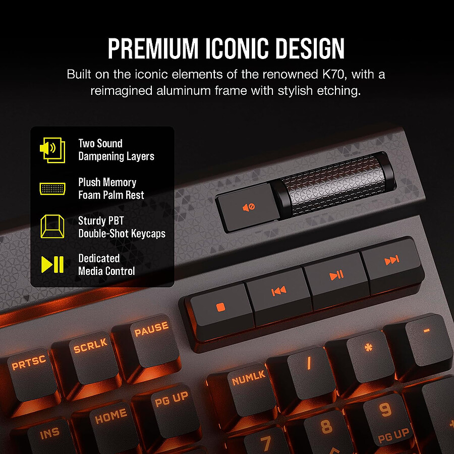 Corsair K70 Max RGB - Corsair MGX
