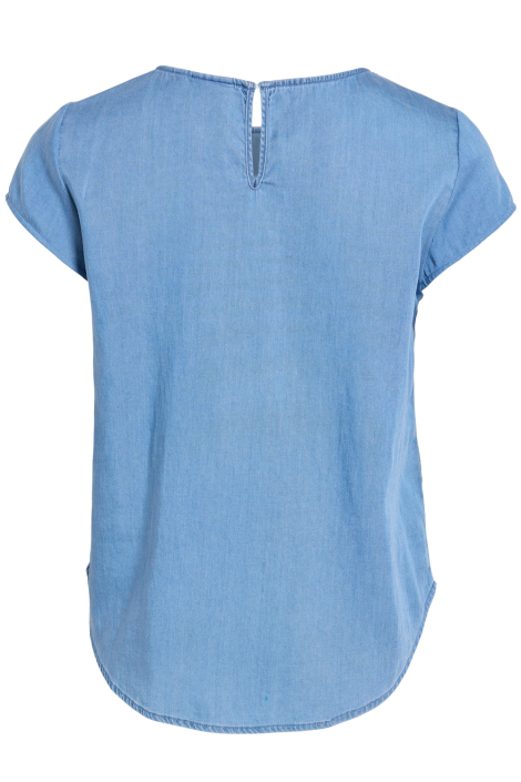 Vila blauwe dames blouse
