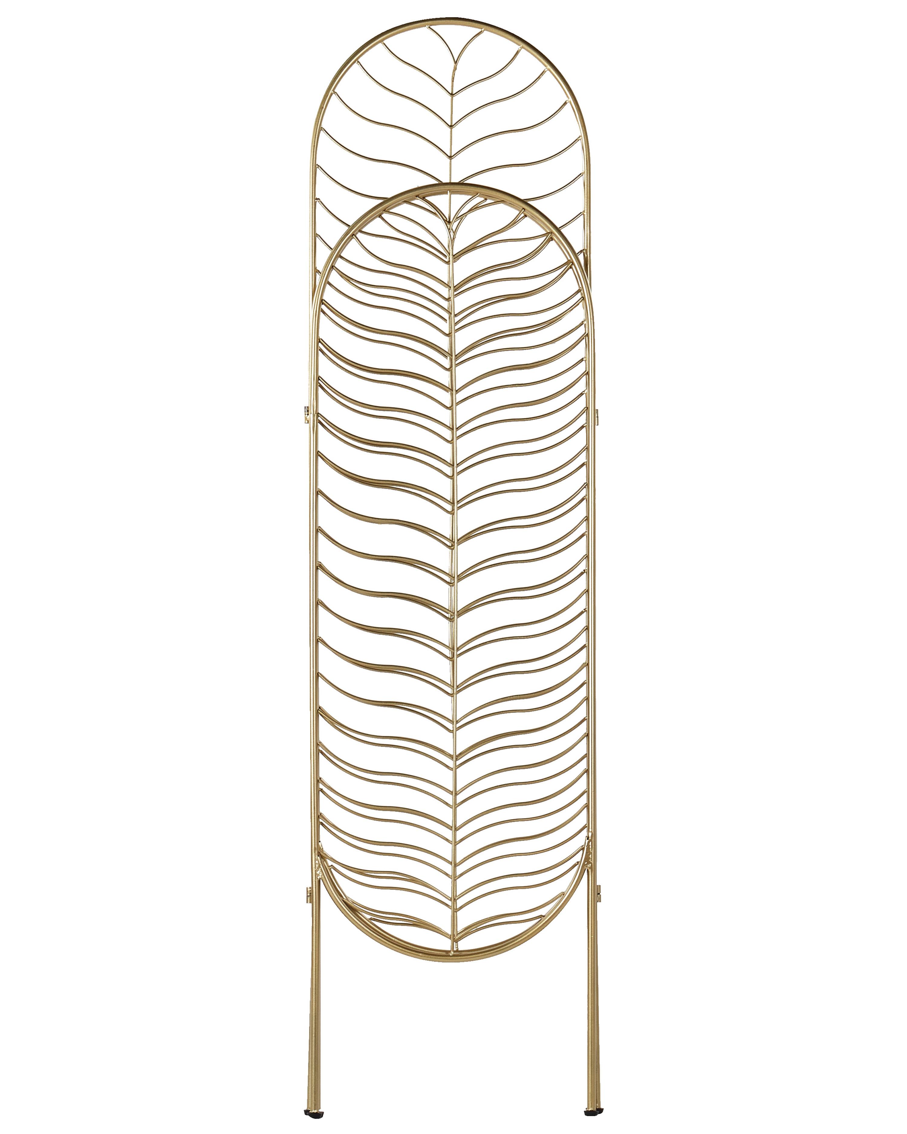 Roomdivider met 3 panelen PESCIA Goud 120 cm 160 cm