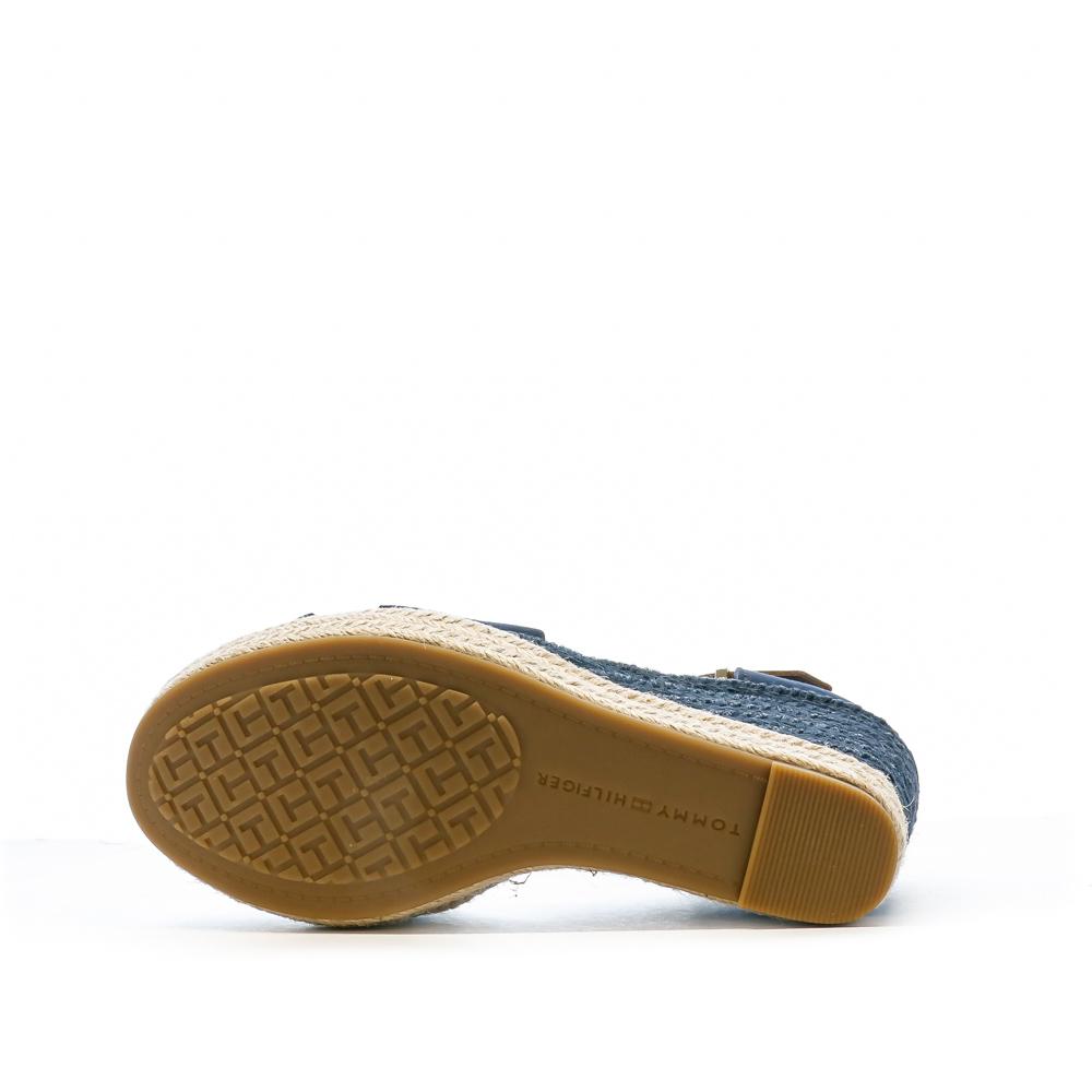 Tommy Hilfiger Sandales Compensées Marine Femme Tommy Hilfiger 10cm