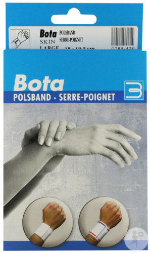 Bota Serre-Poignet Elastique Velcro Skin Large 18-19,5cm 1 Pièce