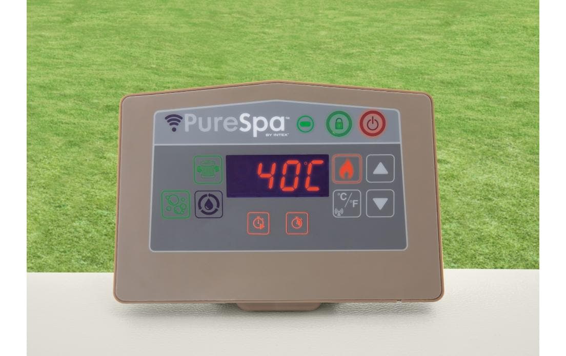 Purespa Chevron Deluxe 193 cm x 193 cm x 71 cm<br>Eleganter und innovativer Whirlpool