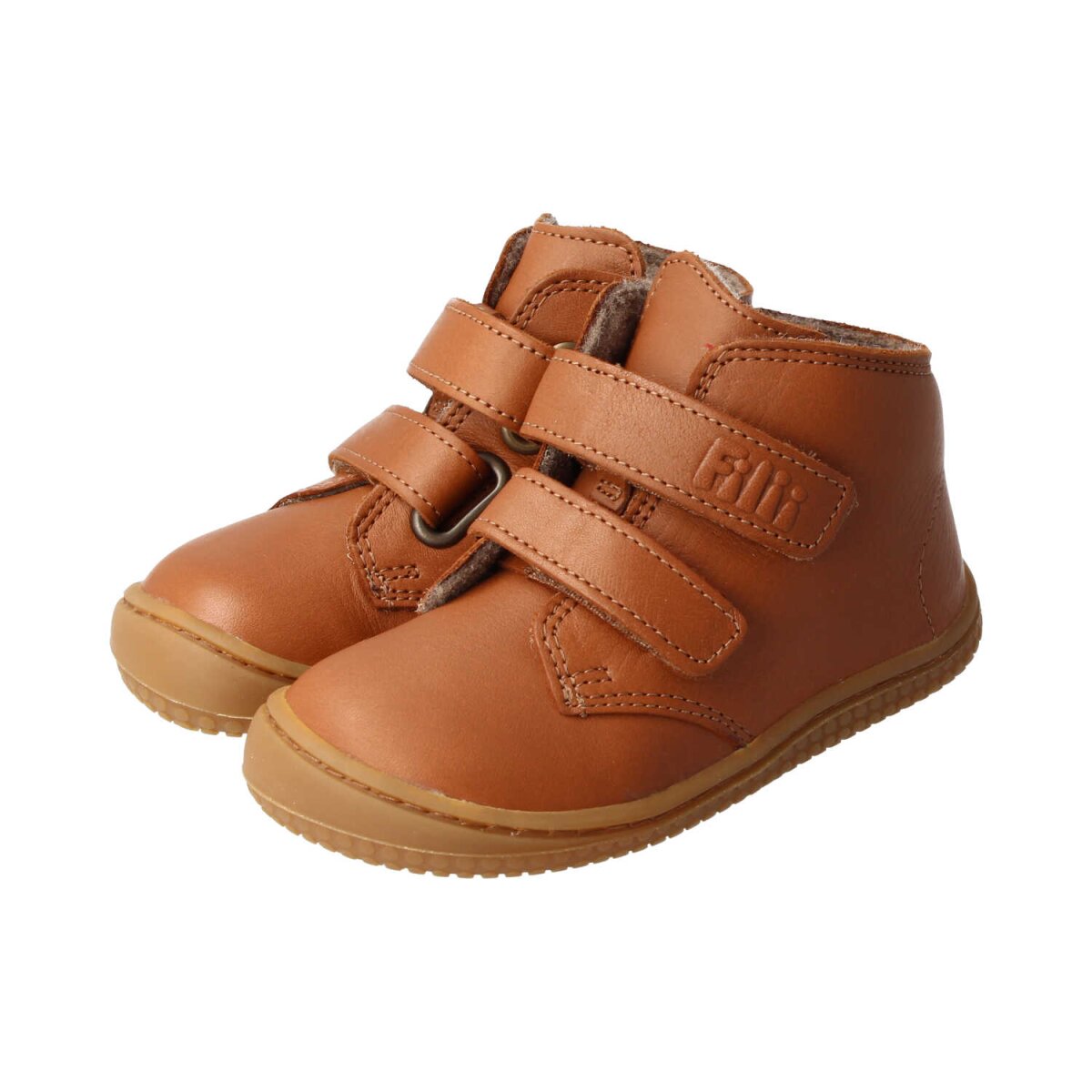 MB4213-F9 chestnut SOFT-FEET BIO nappa fleece velcro Weite/M