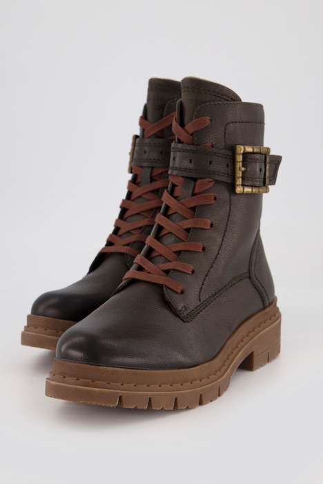 Tamaris Leder-Boots, Zipper, Plüschfutter, Weite H