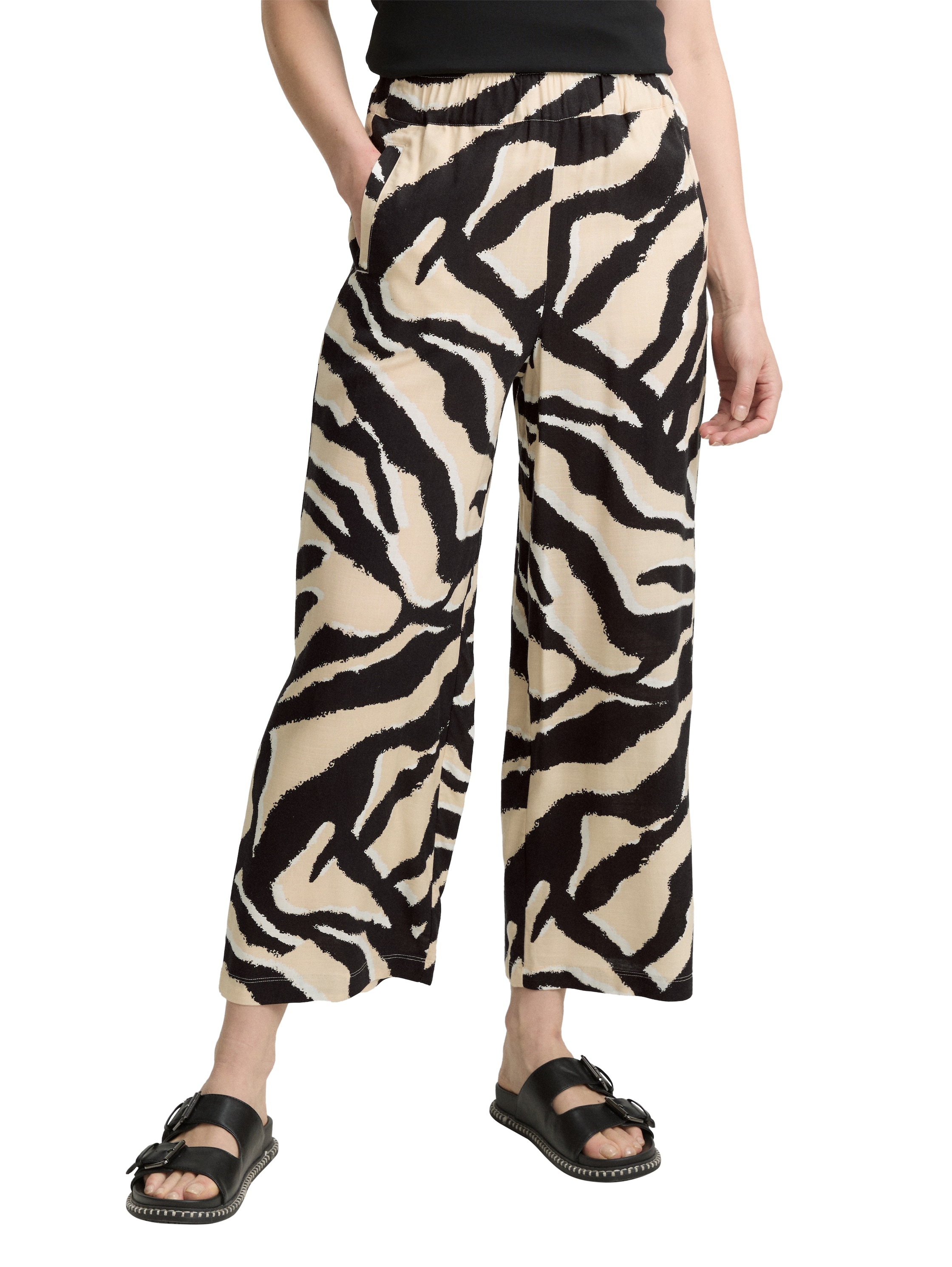 TOM TAILOR Culotte  Sommerhose mit All-Over Print