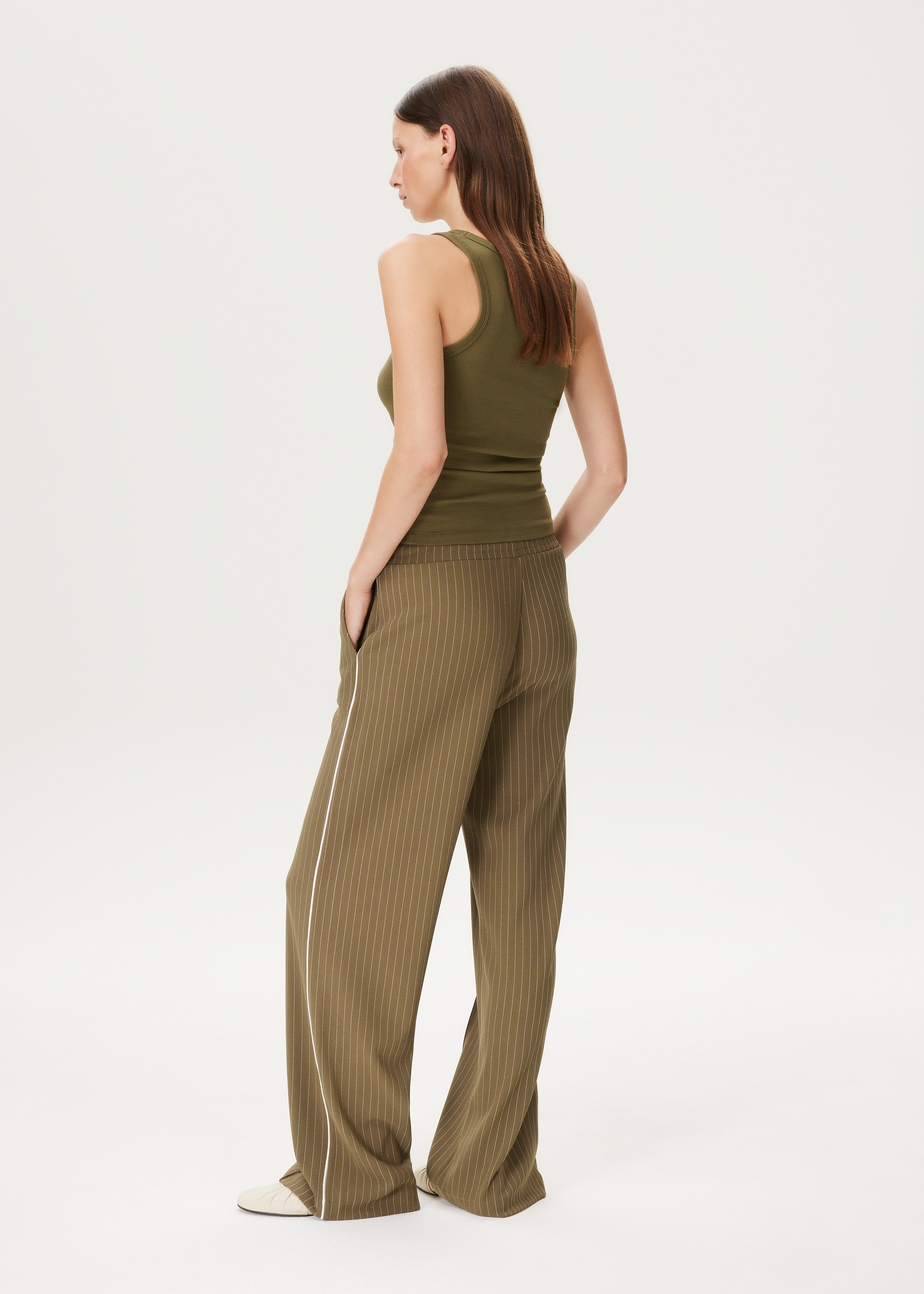 Sporty broek gestreept