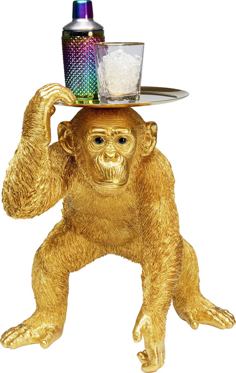 Karé Deko-Figur Butler Chimp