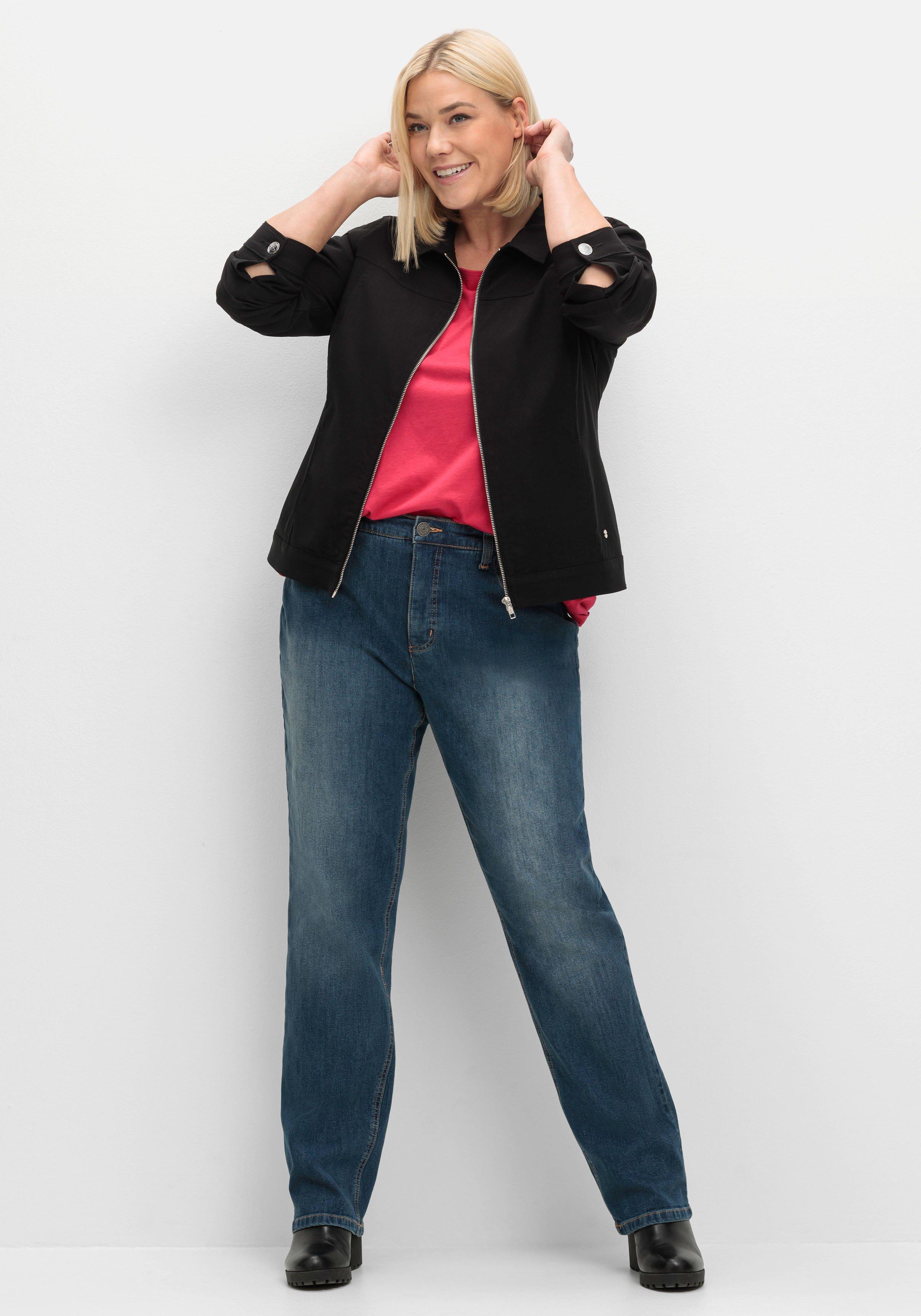 Jacke aus Bengalin, in kurzer, taillierter Form