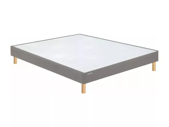 Sommier Bultex Vigoroso anthracite confort ferme + pieds 100x200