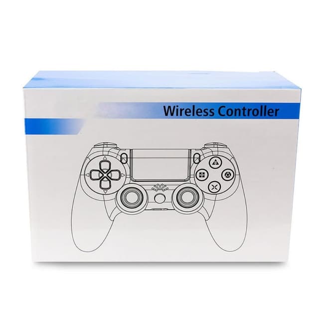 Trådløs PS4-spilcontroller med højttaler og stereoheadsetstik