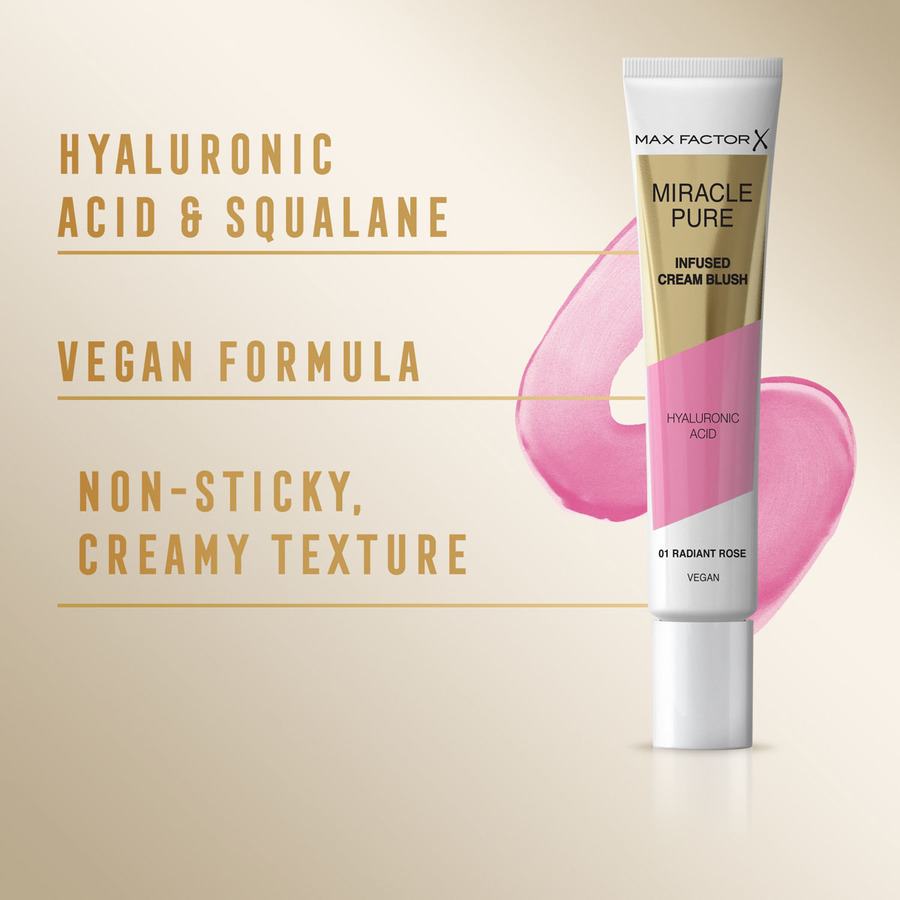 Max Factor Miracle Pure Cream Blush 01 Radiant Rose 15ml