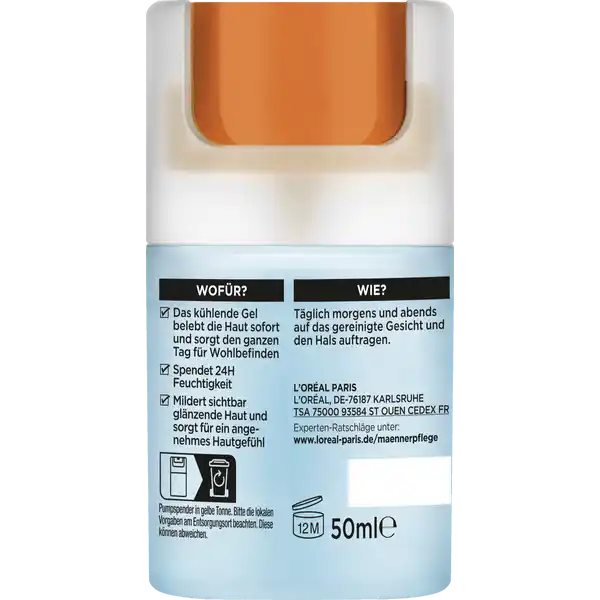 Hydra Energy 24H Anti-Müdigkeit kühlendes Gel