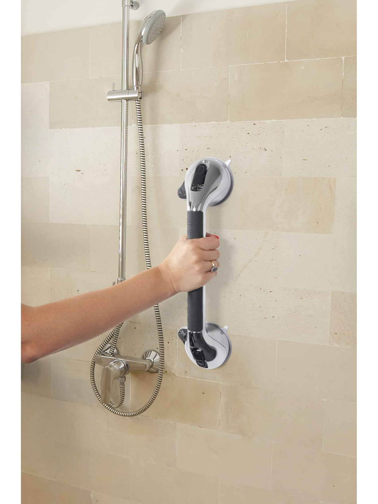 Poignée XL 2 ventouses pour baignoire