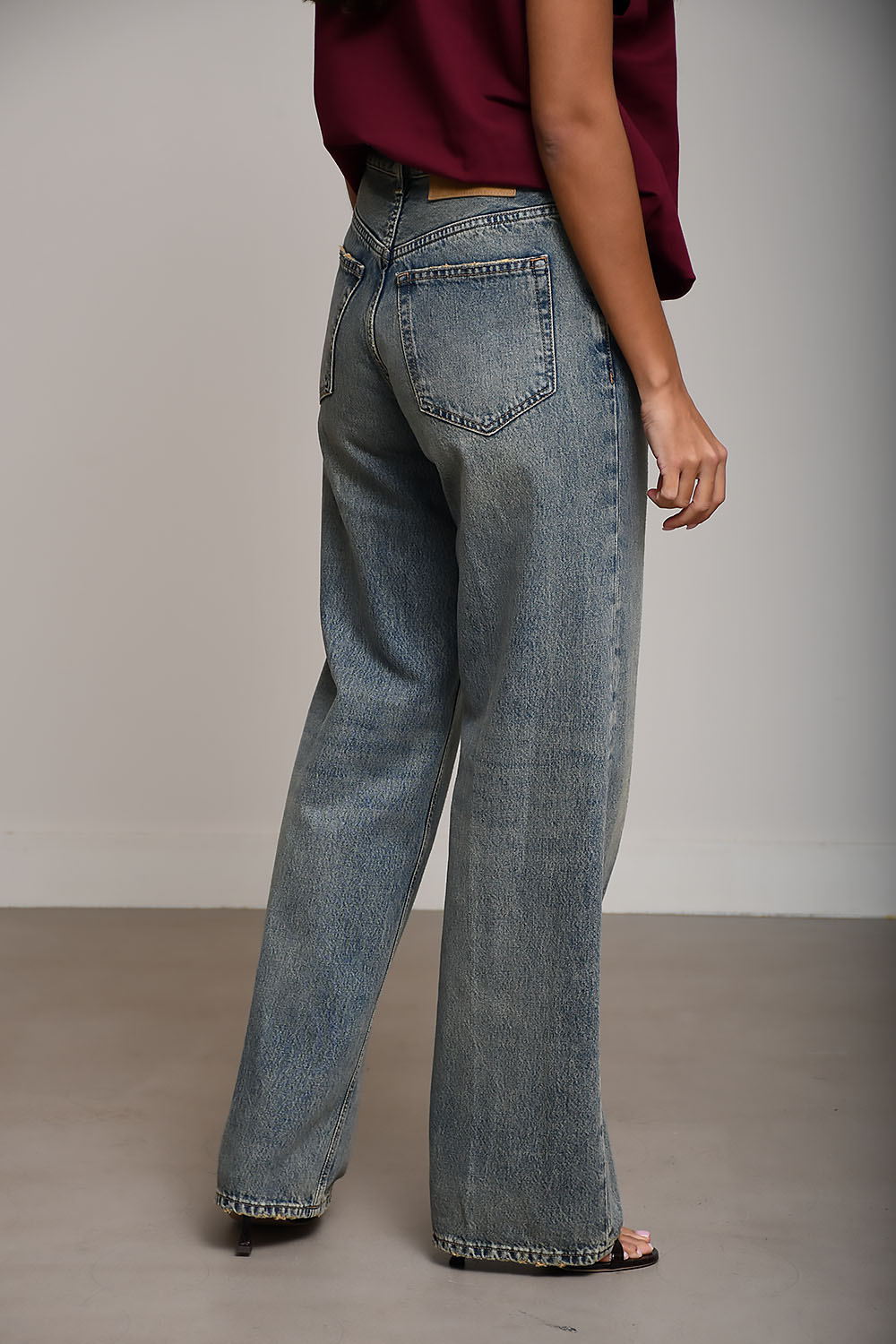 Bonnie denim straight leg jeans