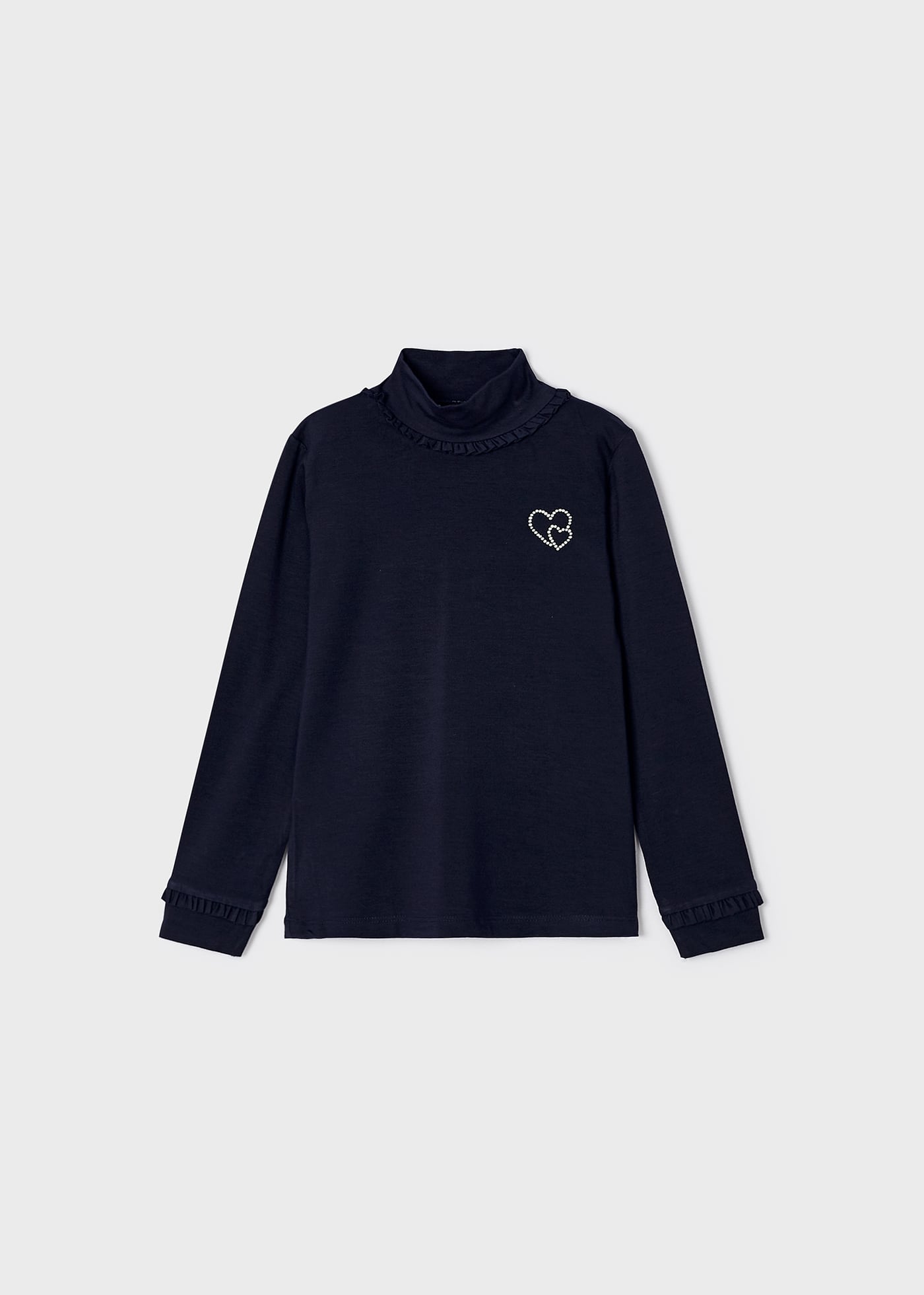 Camiseta feminina com estampa de meio cisne