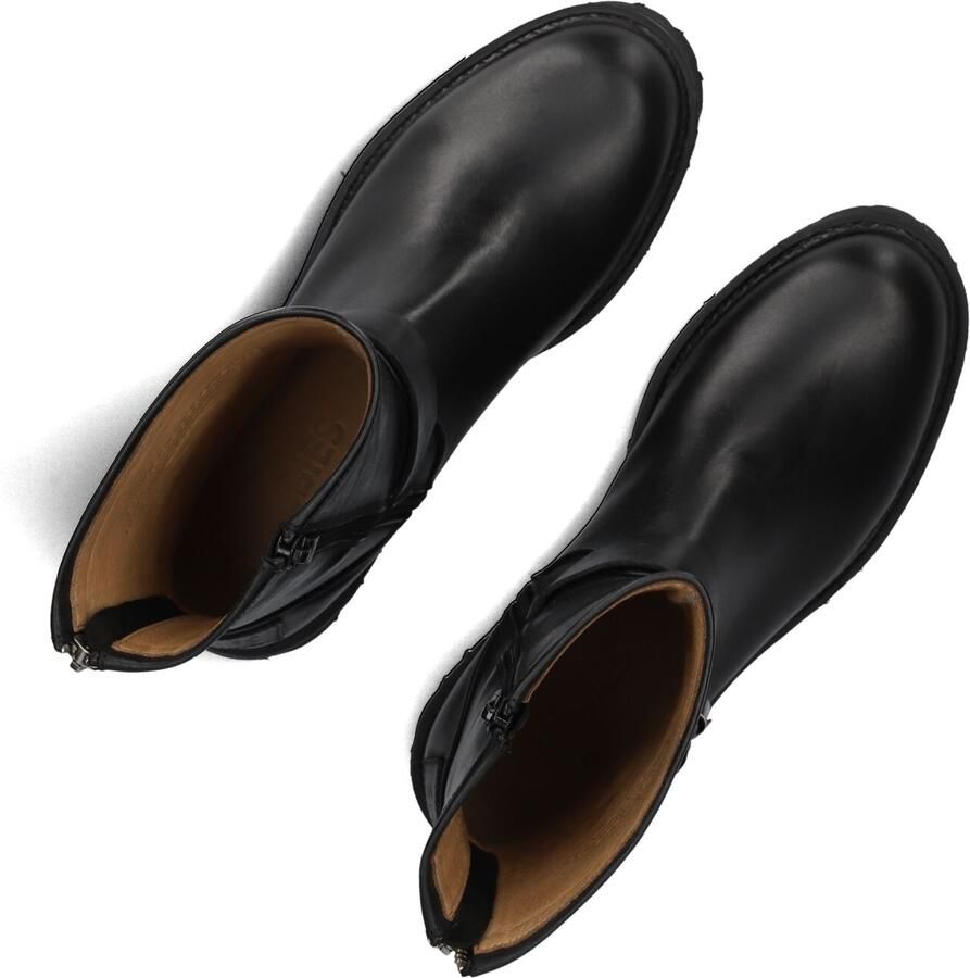 SHABBIES Boots Dames Marjorie Banka Maat: 37 Materiaal: Leer Kleur: Zwart