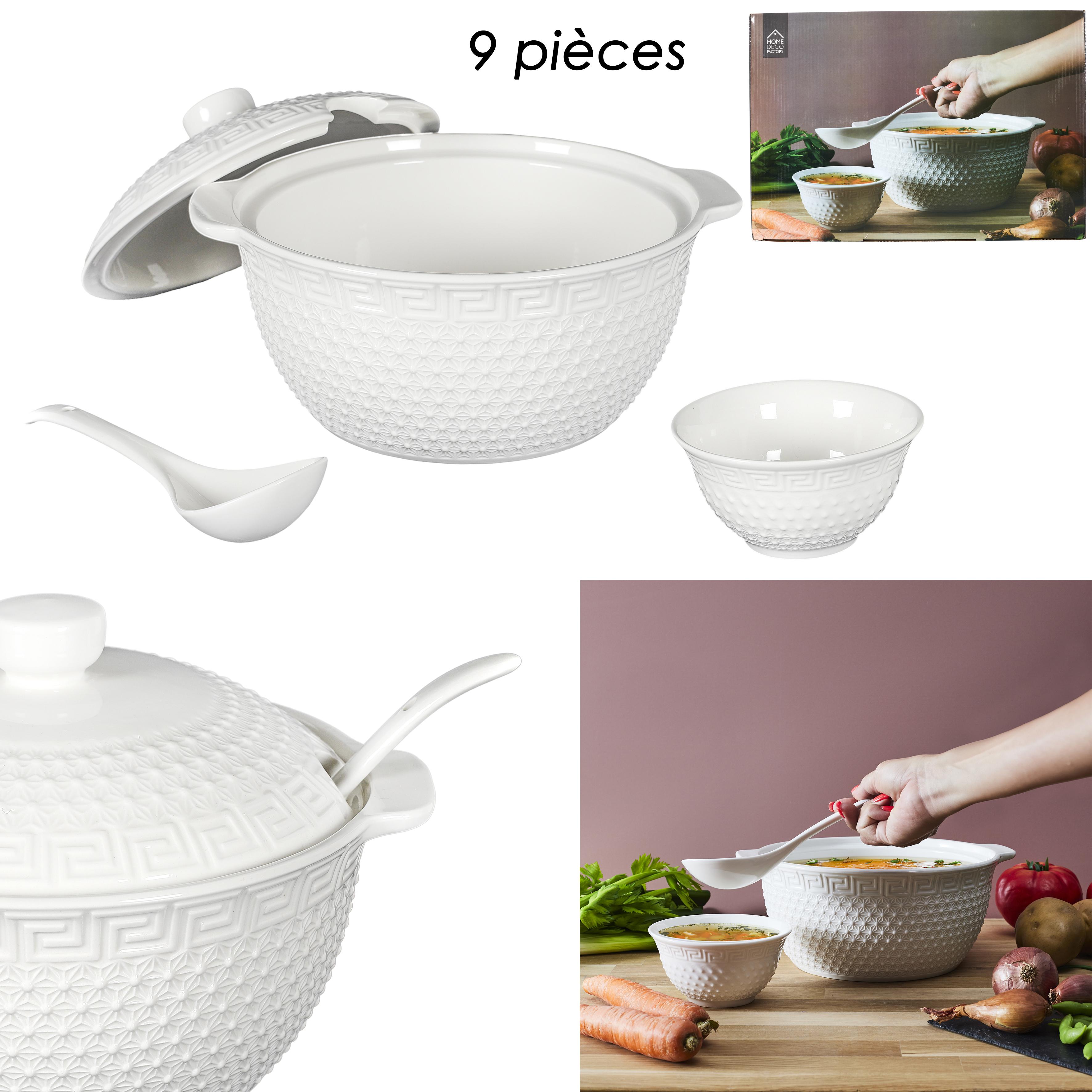 SERVICE SOUPE X9 PIECES