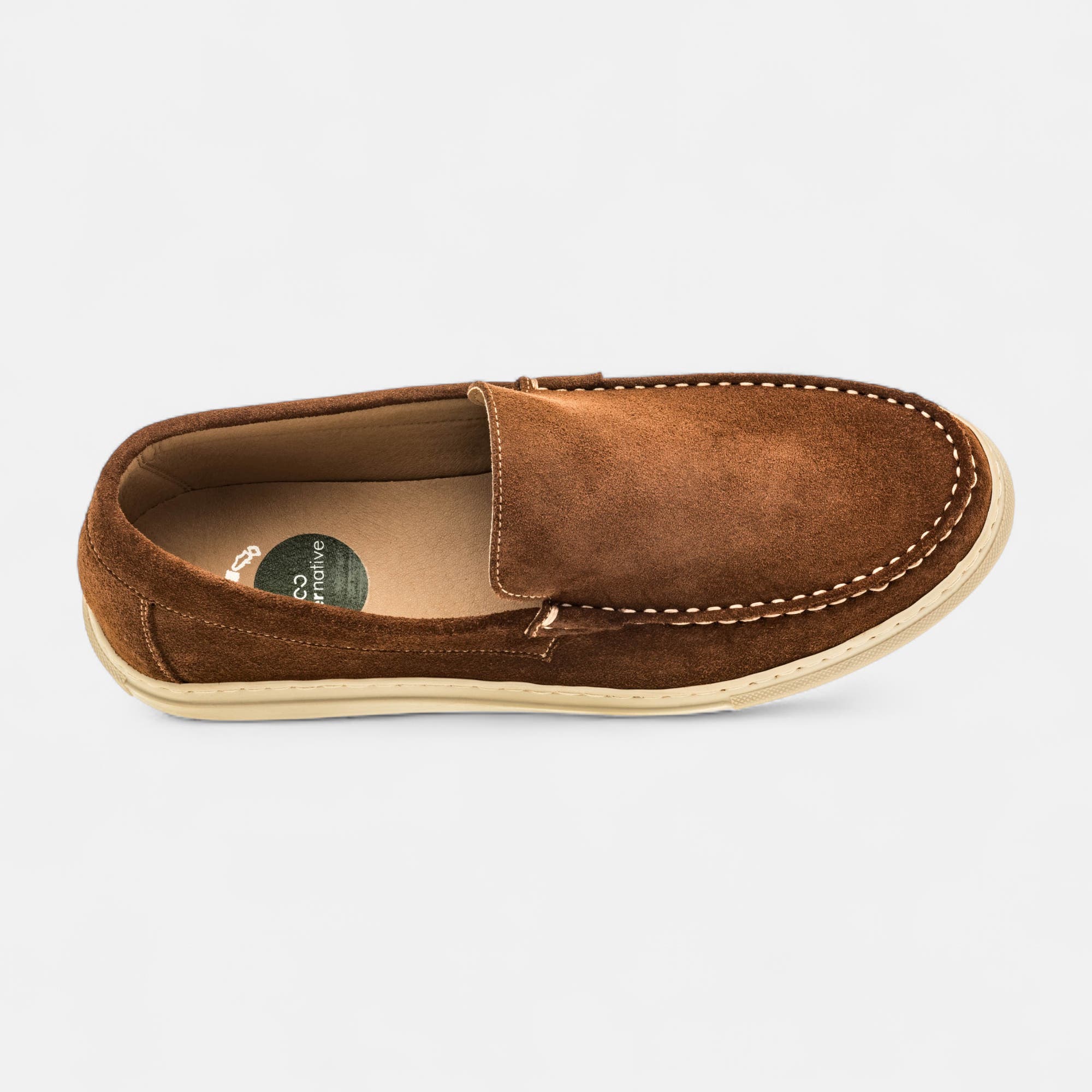 Mocassins Homme en cuir marron
