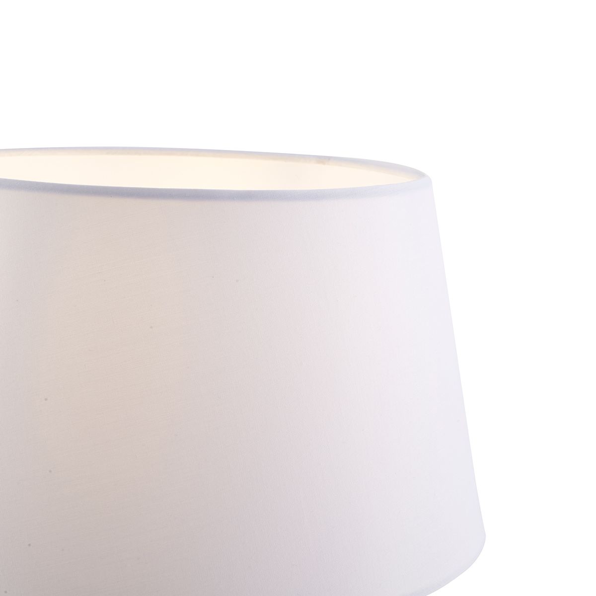 Vloerlamp brons met witte kap en verstelbare leeslamp - Ladas