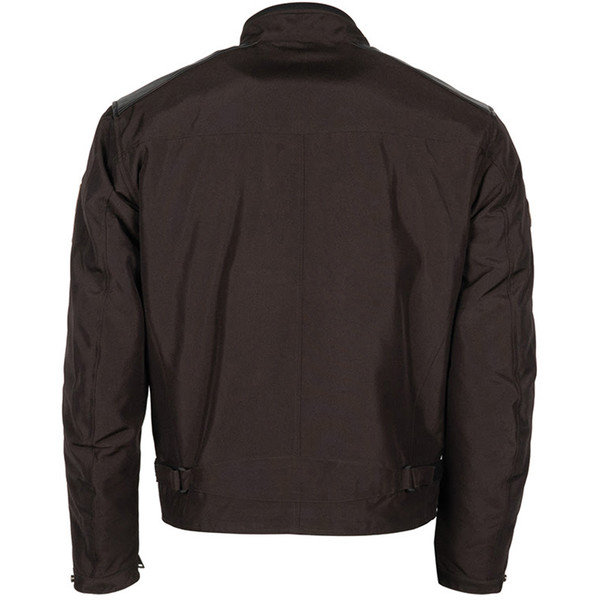 Helstons - Blouson Ace Tissu Cuir Marron