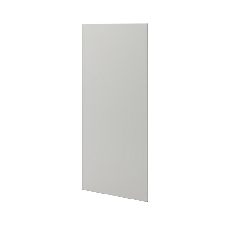 Panneau de finition 1/2 colonne GoodHome Garcinia ciment H. 135.1 cm x l. 57 cm x Ep. 18 mm