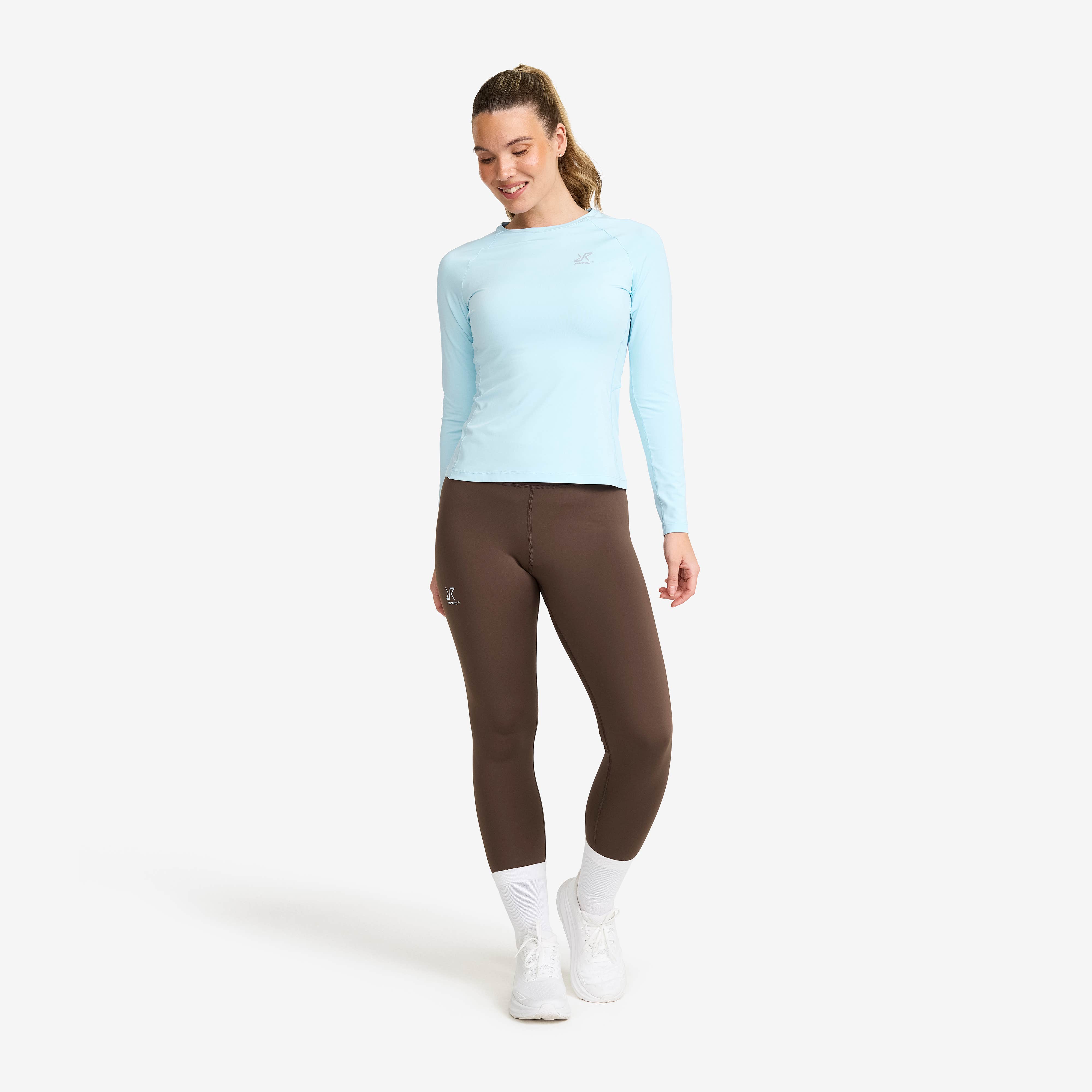 Stride Active Long-sleeved T-shirt Dame Cool Blue