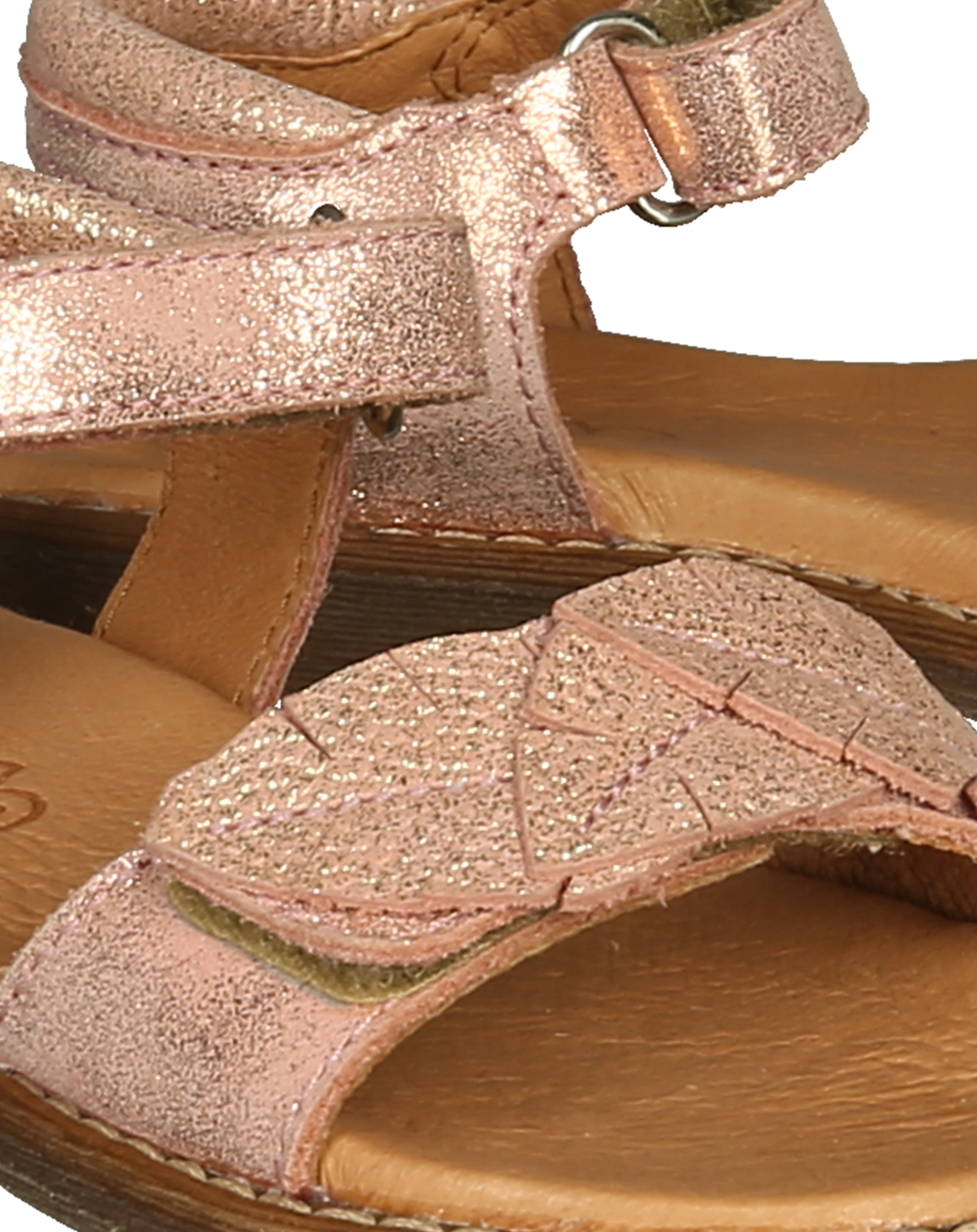 Sandale LORE LEAVES in pink shine