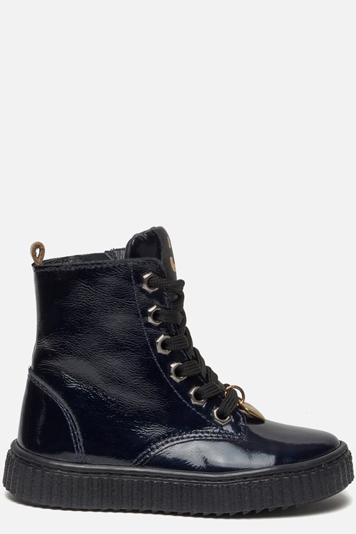 Muyters veterboots blauw Leer