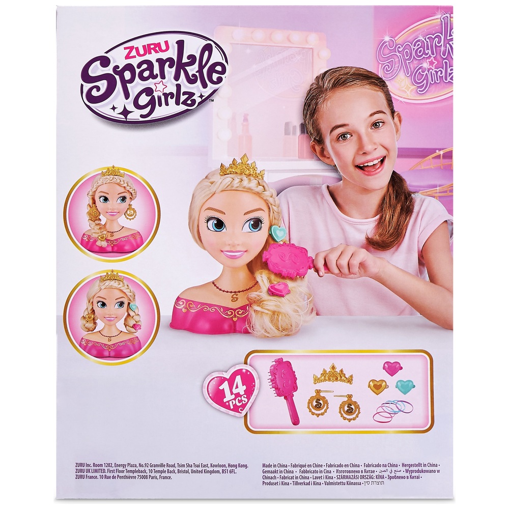 Sparkle Girlz Prinzessinnen-Haarstylingkopf von ZURU