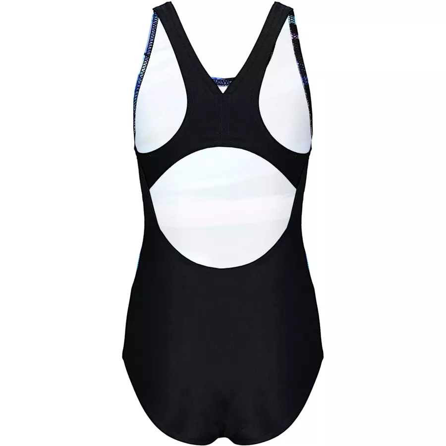 Aquarti Mädchen Badeanzug Chlorresistent Muscleback Wassersport blau Modell 2