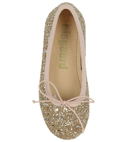 Bisgaard Ballerina Hausschuhe - Lucy - Gold Glitter