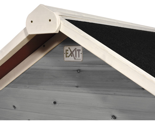 EXIT Loft 150 speelhuis, 159 x 188 x 149 cm, hout, grijs