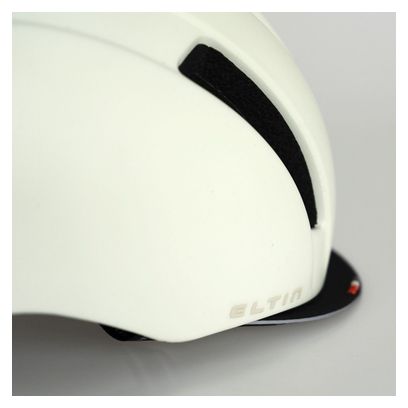 Casque Vélo Ville Eltin Bliss Blanc Cassé Mat