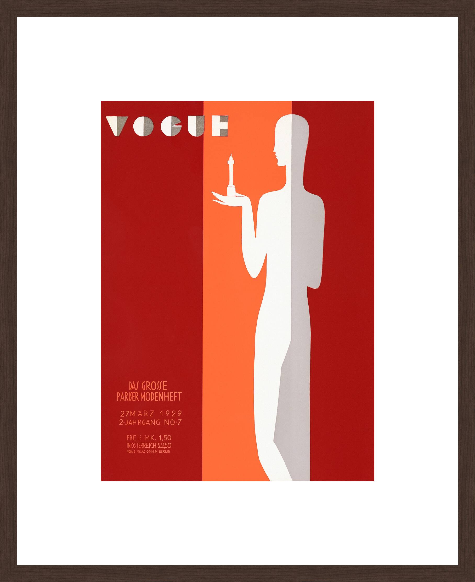 Cover, Benito V by German Vogue Collection - Limited Edition. Edition of: 100. Archive Stamp.
