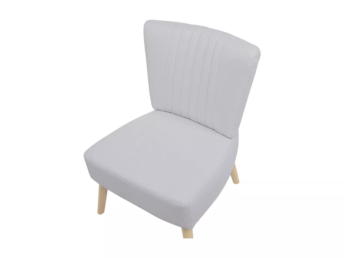 Fauteuil VAASA Tissu Gris clair