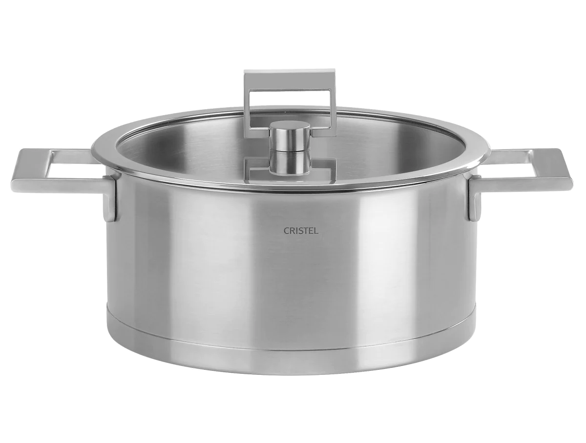 Faitout inox Strate fixe 22cm Cristel