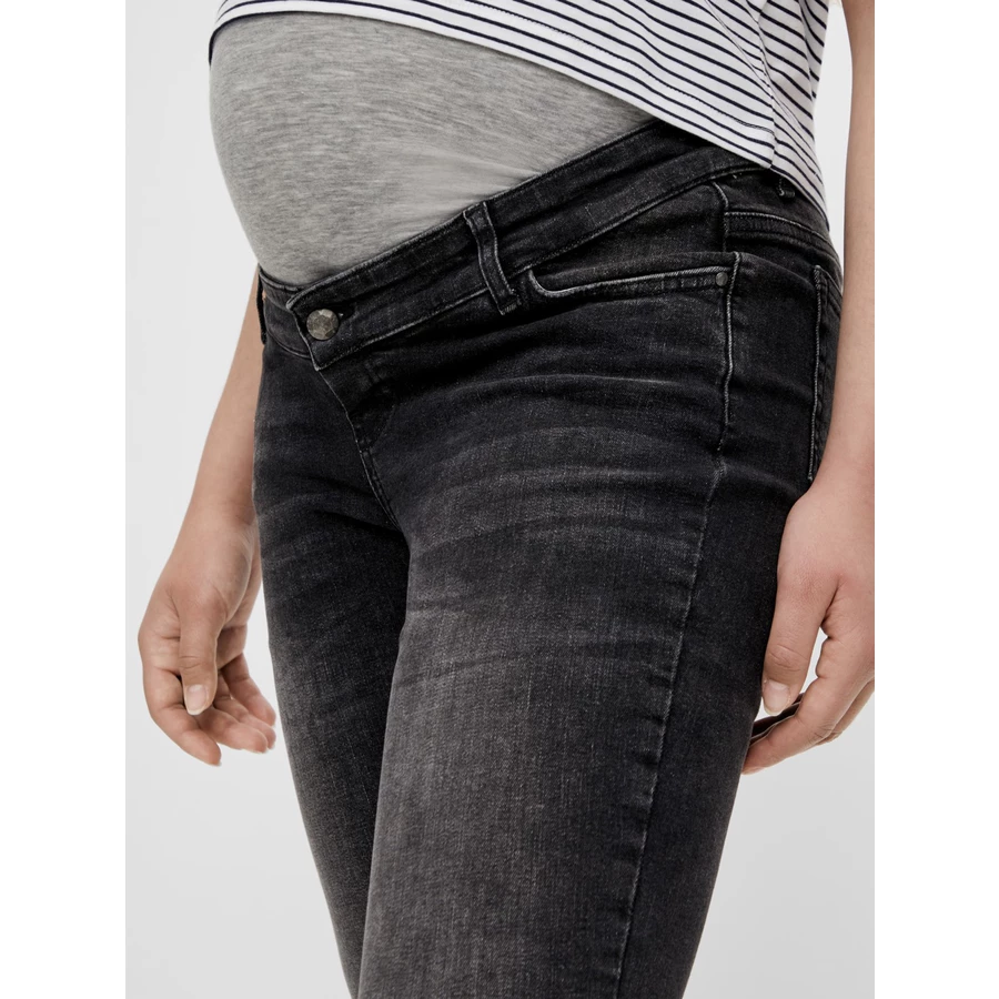 mama;licious Umstandsjeans MLCALIFORNIEN dark grey denim