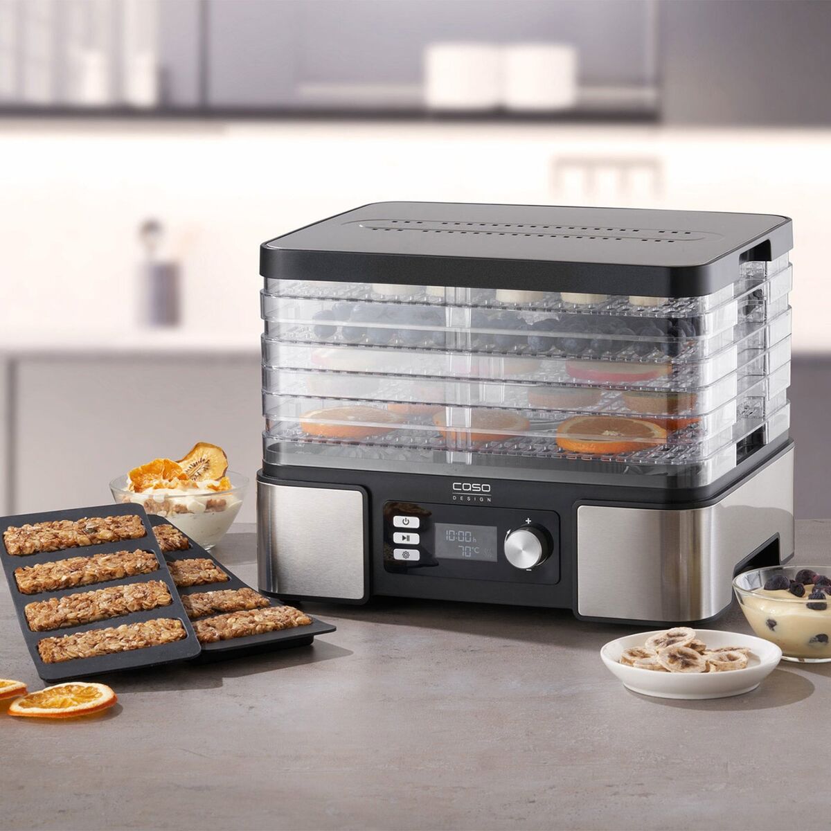 Dehydrator DH 450 med 5 brett