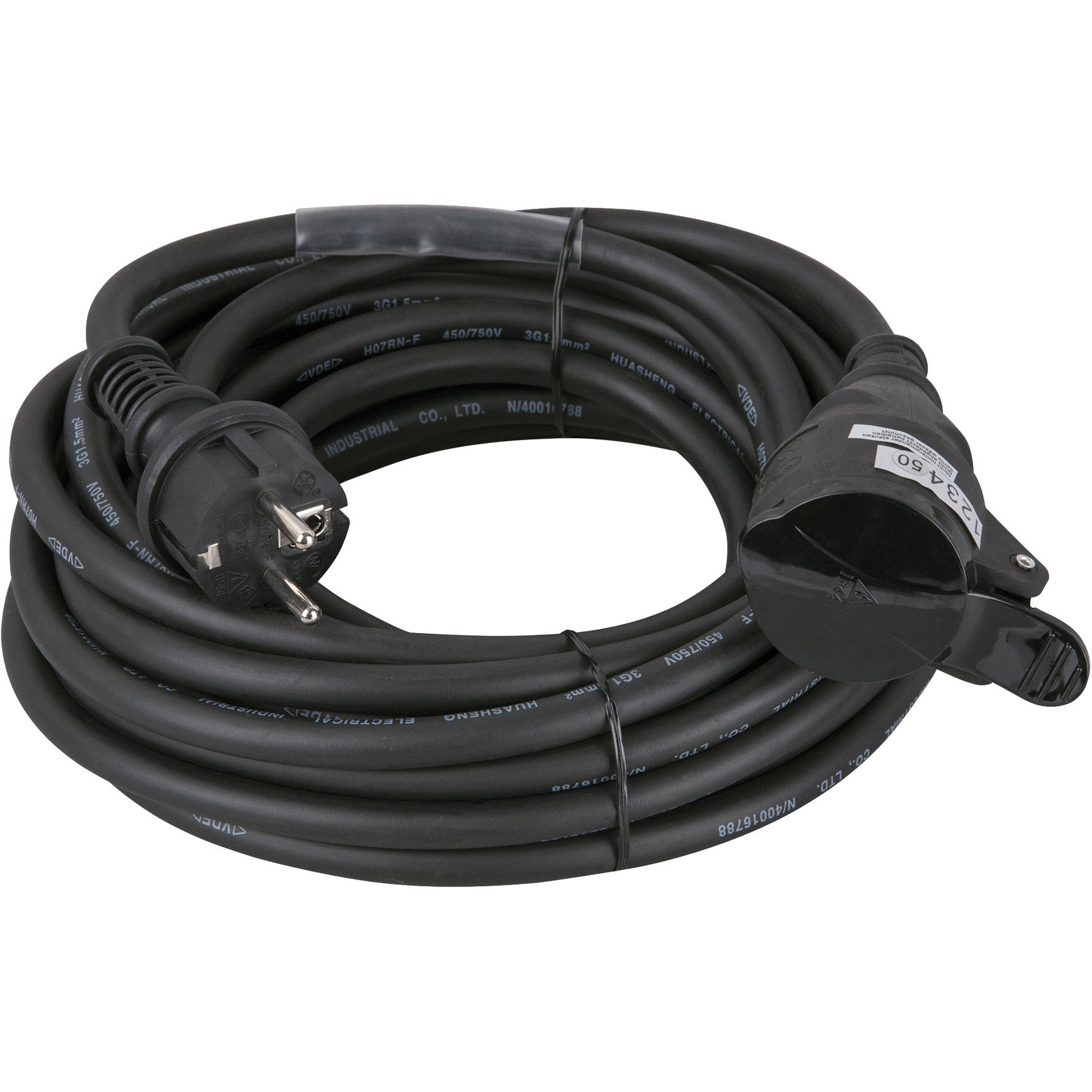 DAP 90561 Schuko plug - Schuko socket verlengkabel 3x 1.5 mm², 10 m