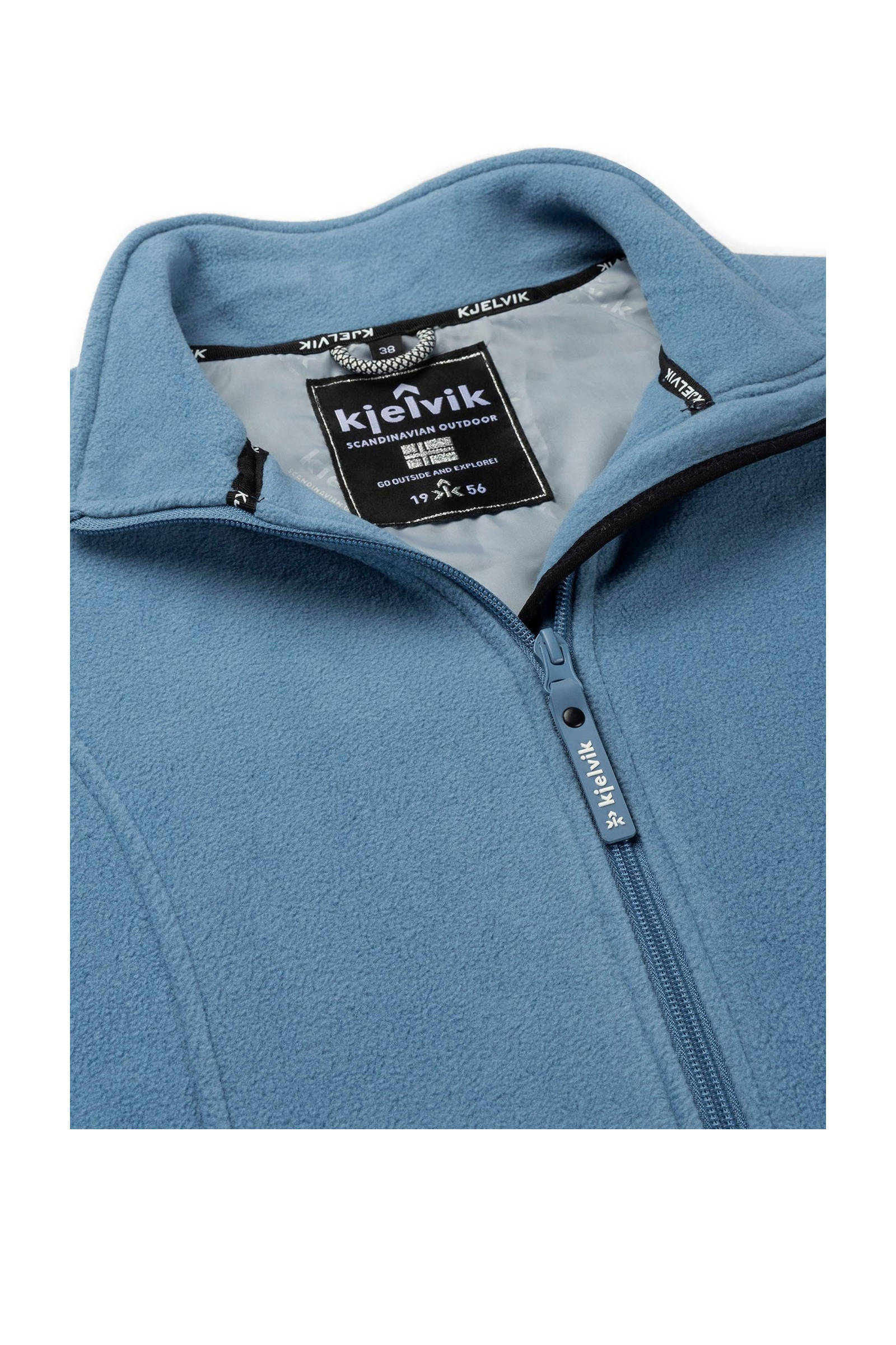 Kjelvik fleece vest Eliane blauw