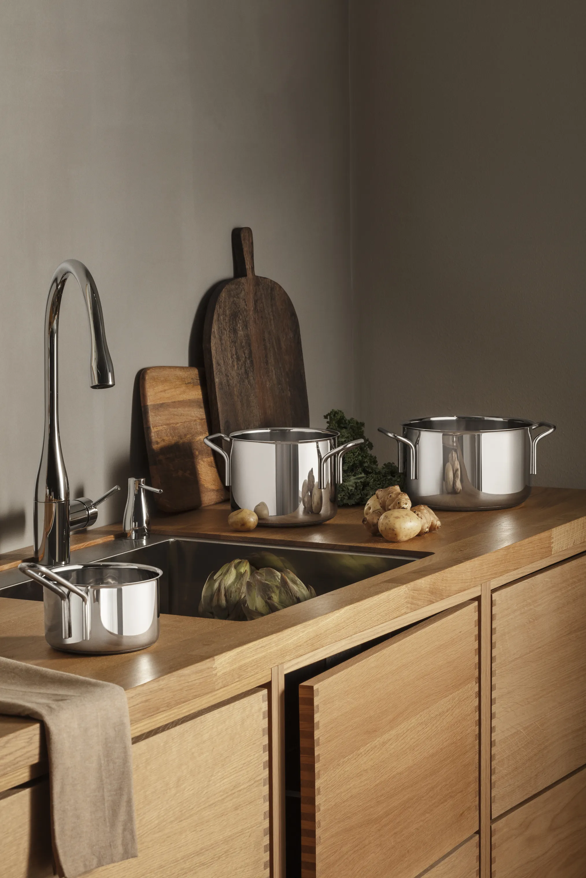 Eva Trio Stainless Steel Grydesæt - 3 dele