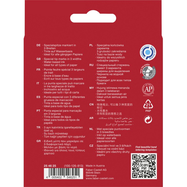 Faber-Castell Textmarker 46 Pastell Promo Set